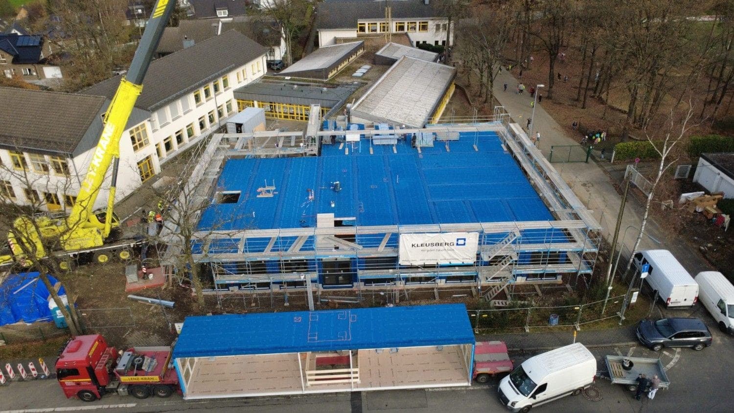 Der modulare Anbau der Grundschule Isengarten