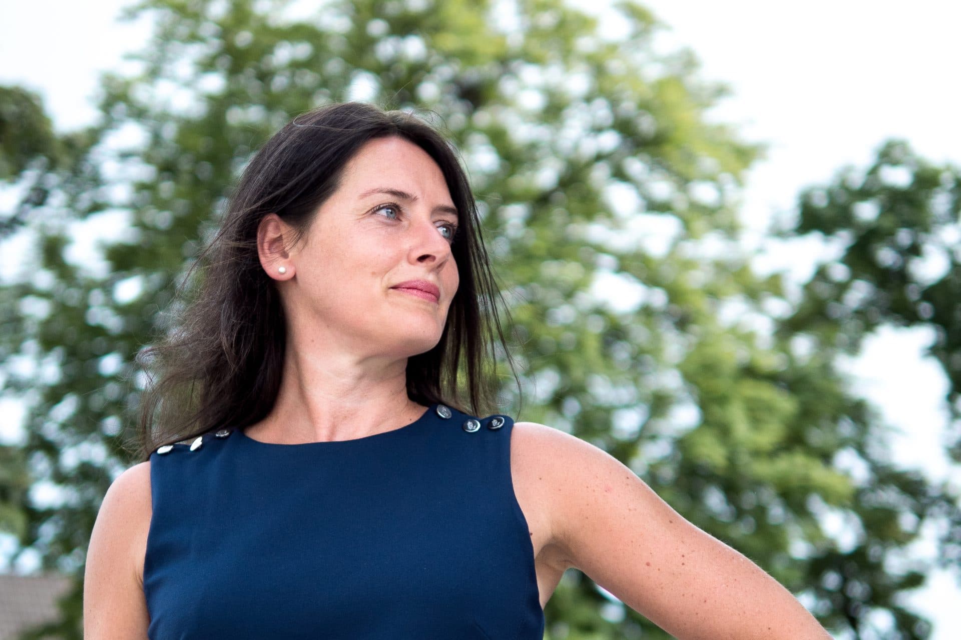 Larissa Weber im Gespräch in Waldbröl